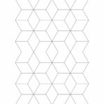 1 Inch Letter Size Hexagon And Diamond Graph Paper