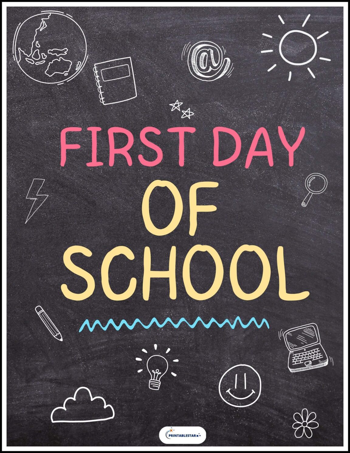 First day Of school Sign | FREE Download