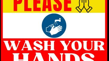 Wash Your Hand Sign