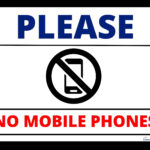 Print Ready No Mobile Phones Sign