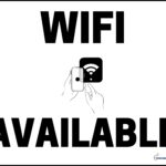 Black And White Wifi Signs