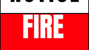 Fire Alarm Signs Printable