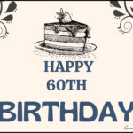 Happy 60th Birthday Sign