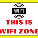 Printable Wifi Zone Sign