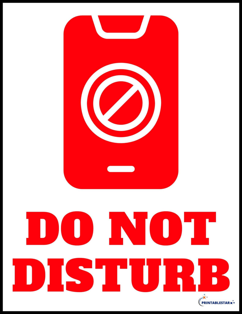 Free Printable Do Not Disturb Signs For Door