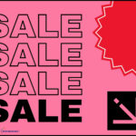 Pink Sale Sign